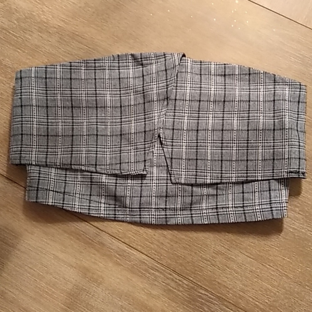 Nasty gal plaid top